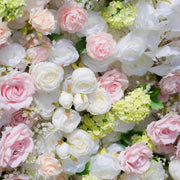 5D Fabric Floral Wall Panels Bulk Set, Customizable Luxury Artificial Flowers for Event Decor