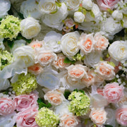 5D Fabric Floral Wall Panels Bulk Set, Customizable Luxury Artificial Flowers for Event Decor