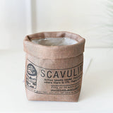 Fabric Plant Pot Cover, 6.7"x6.7"x6.7" Cute Planter Basket for Living Room Decor