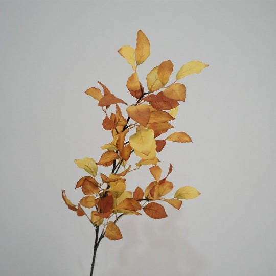 39 Inch Extra Tall Autumn Fagus Leaf Plum Branches 6 Stems Fall Artificial Plants