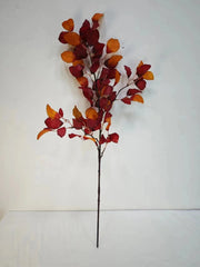 39 Inch Extra Tall Autumn Fagus Leaf Plum Branches 6 Stems Fall Artificial Plants