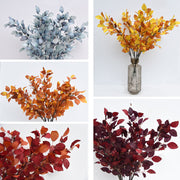 39 Inch Extra Tall Autumn Fagus Leaf Plum Branches 6 Stems Fall Artificial Plants