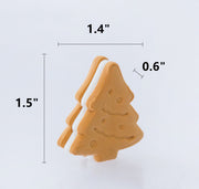 Artificial Gingerbread Cookie Decorations 12 Pcs Realistic Biscuits Christmas Ornaments