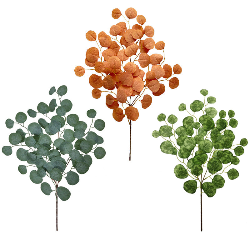 6 Pcs 25 Inch Artificial Eucalyptus Stems with Leaves for Floral Arrangements Fall Decorations