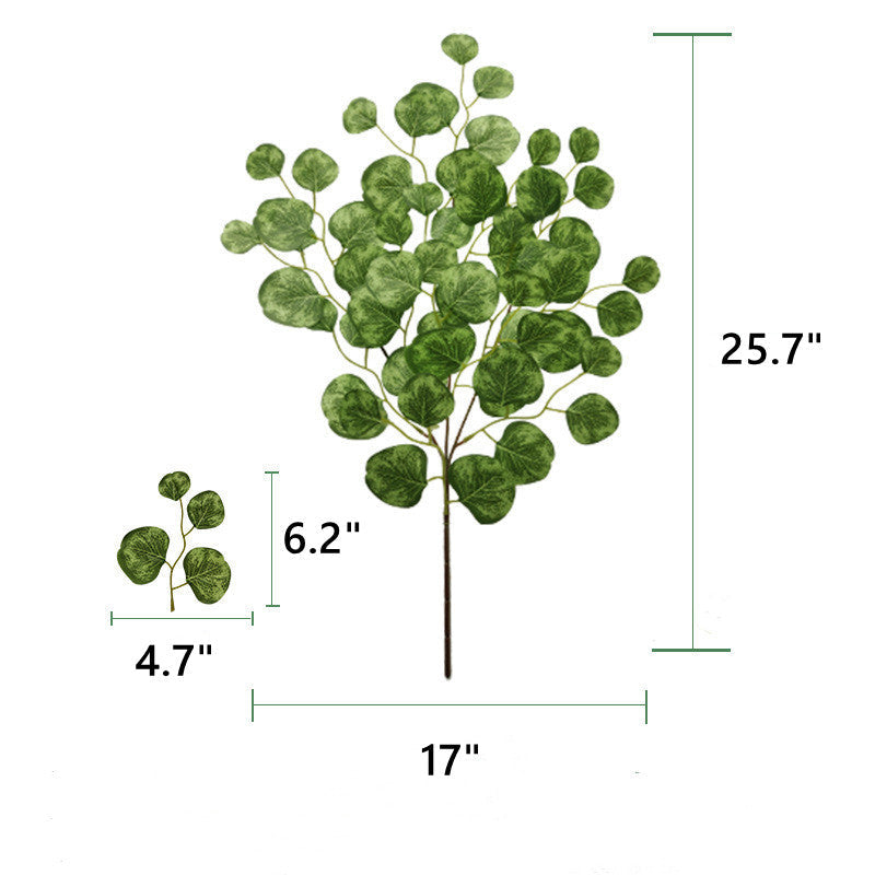 6 Pcs 25 Inch Artificial Eucalyptus Stems with Leaves for Floral Arrangements Fall Decorations