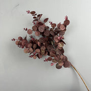 27.5 Inch Artificial Silk Eucalyptus Leaves Branches 10 Pcs Bulk Floral Arrangement