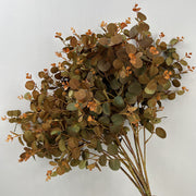 27.5 Inch Artificial Silk Eucalyptus Leaves Branches 10 Pcs Bulk Floral Arrangement