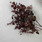 27.5 Inch Artificial Silk Eucalyptus Leaves Branches 10 Pcs Bulk Floral Arrangement