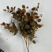 27.5 Inch Artificial Silk Eucalyptus Leaves Branches 10 Pcs Bulk Floral Arrangement