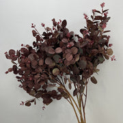 27.5 Inch Artificial Silk Eucalyptus Leaves Branches 10 Pcs Bulk Floral Arrangement