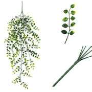 Artificial Ivy Hanging Plants 10 Pcs Greenery Leaves Bulk for Wedding Wall Patio Indoor Outdoor Decor