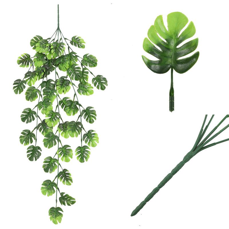 Artificial Ivy Hanging Plants 10 Pcs Greenery Leaves Bulk for Wedding Wall Patio Indoor Outdoor Decor
