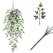 Artificial Ivy Hanging Plants 10 Pcs Greenery Leaves Bulk for Wedding Wall Patio Indoor Outdoor Decor
