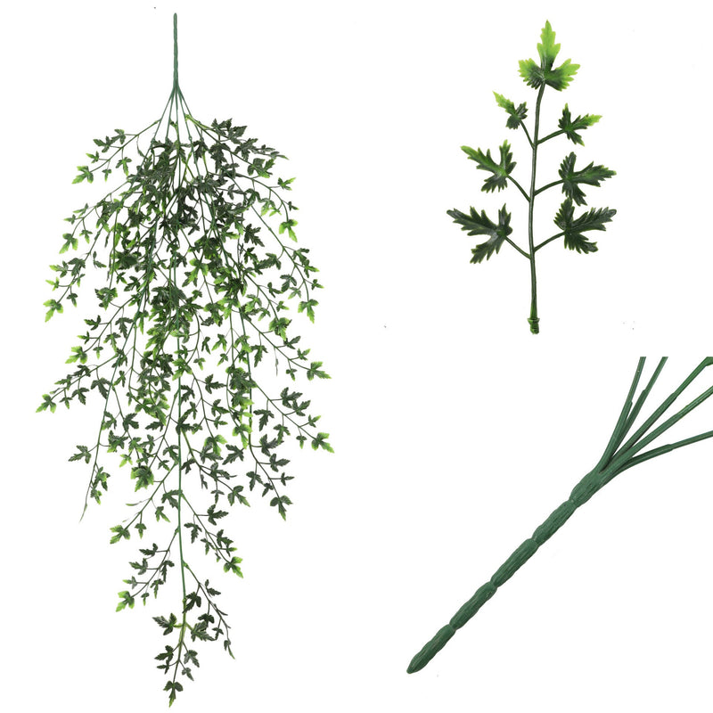 Artificial Ivy Hanging Plants 10 Pcs Greenery Leaves Bulk for Wedding Wall Patio Indoor Outdoor Decor