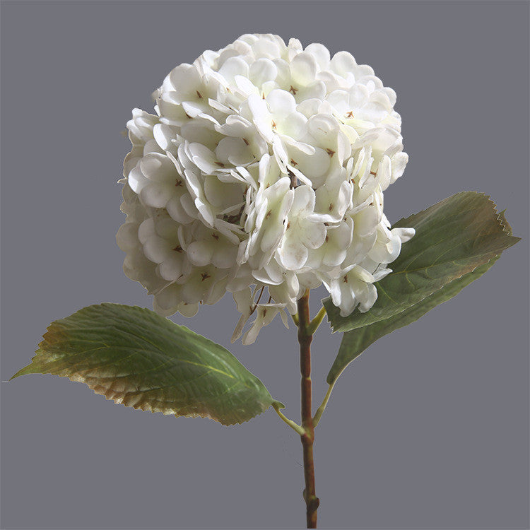 21 Inch Real Touch Hydrangea Stems 10 Pcs Artificial Silk Flowers Fall Winter Decor