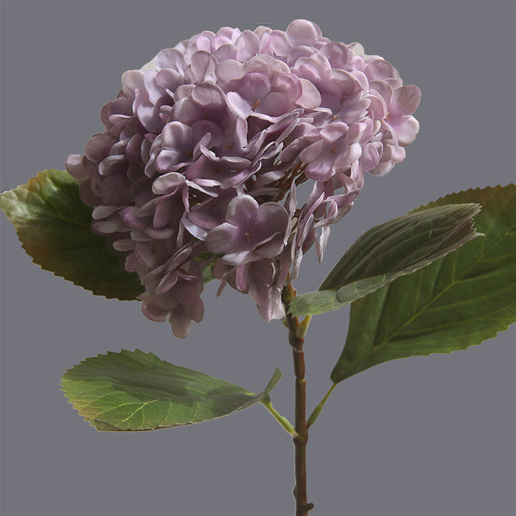 21 Inch Real Touch Hydrangea Stems 10 Pcs Artificial Silk Flowers Fall Winter Decor