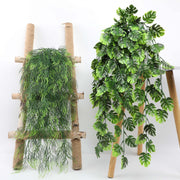 Artificial Ivy Hanging Plants 10 Pcs Greenery Leaves Bulk for Wedding Wall Patio Indoor Outdoor Decor