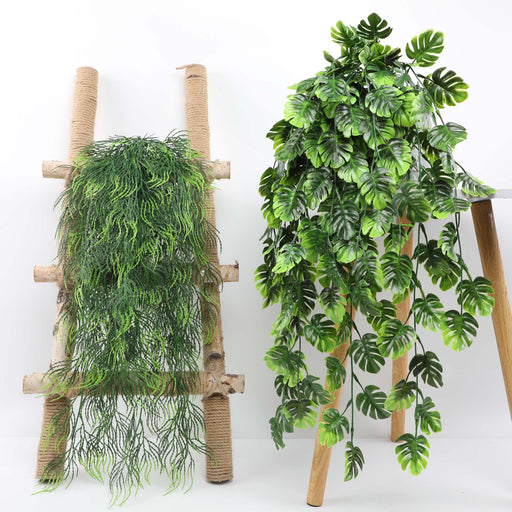 Artificial Ivy Hanging Plants 10 Pcs Greenery Leaves Bulk for Wedding Wall Patio Indoor Outdoor Decor