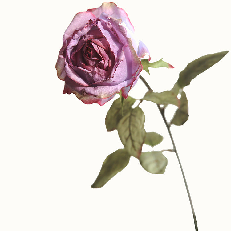26 Inch Quicksand Silk Roses Stems, 10 Pcs Bulk Fall Artificial Flowers