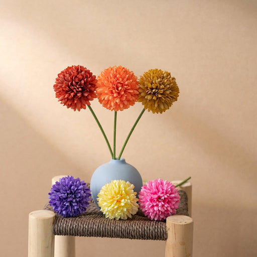 Chrysanthemum Stems 12 Inch 10 Pcs Silk Artificial Flowers Fall Autumn Decor