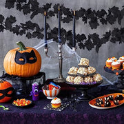Black Artificial Hanging Garland for Halloween Decorations, 10 Ft Bulk Halloween Garland