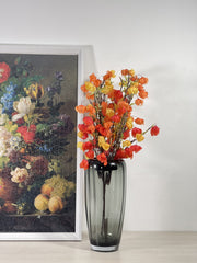 2 Pcs Artificial Fall Lantern Fruit Bush Floral Arrangement for Home Wedding Thanksgiving Decoration