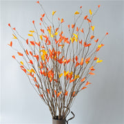 37 Inch Artificial Fall Leaves Spray 10 Pcs Autumn Leaves for Home Floral Arrangement