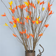 37 Inch Artificial Fall Leaves Spray 10 Pcs Autumn Leaves for Home Floral Arrangement