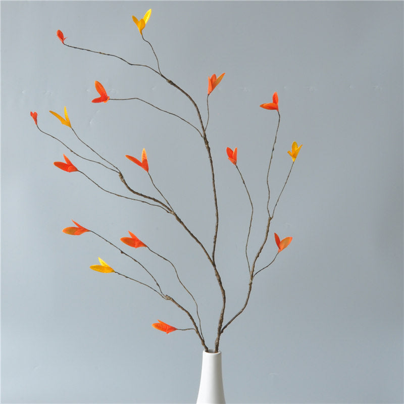 37 Inch Artificial Fall Leaves Spray 10 Pcs Autumn Leaves for Home Floral Arrangement