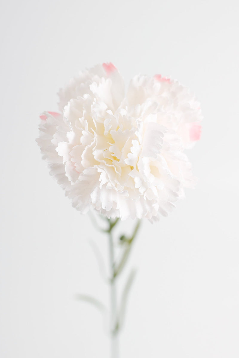 Faux Carnations 19 Inch Artificial Silk Flowers 6 Stems