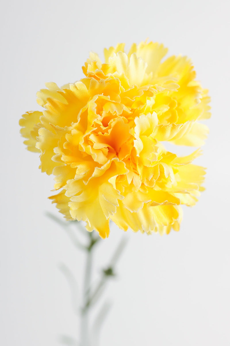 Faux Carnations 19 Inch Artificial Silk Flowers 6 Stems