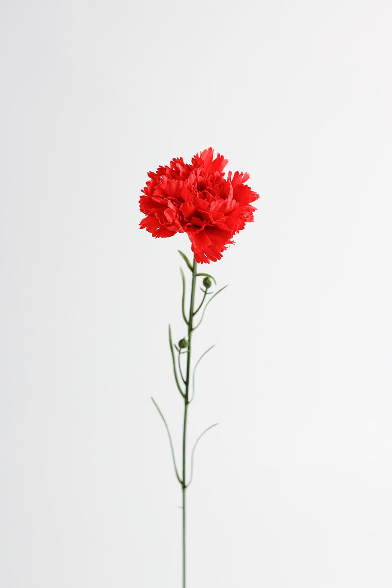 Faux Carnations 19 Inch Artificial Silk Flowers 6 Stems