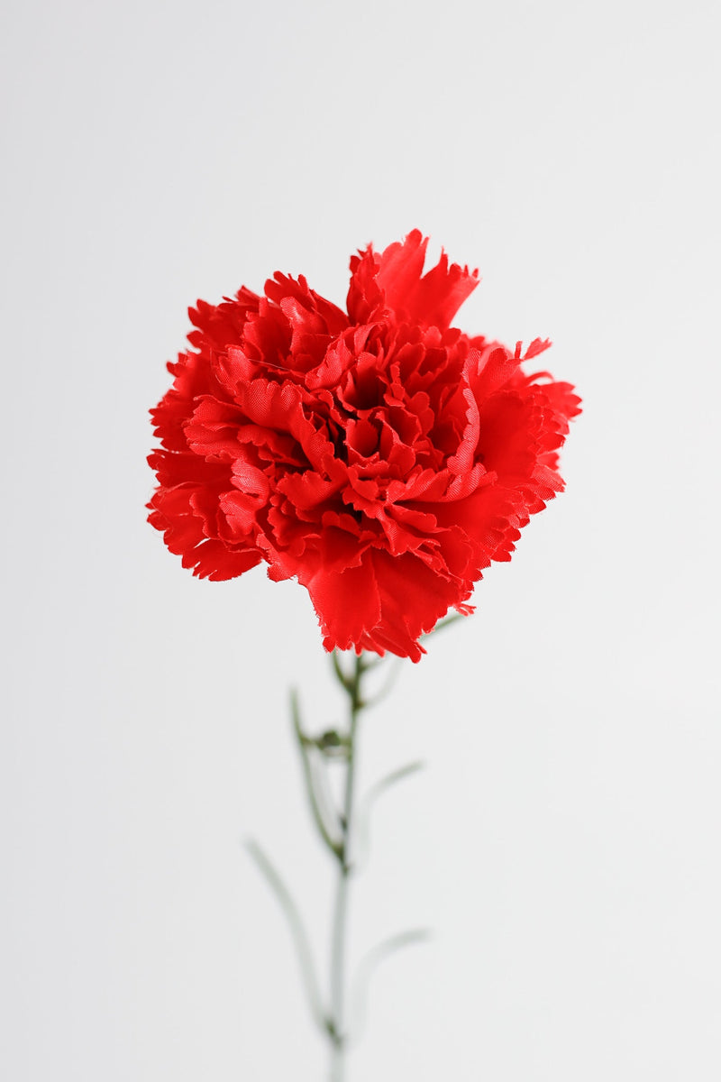 Faux Carnations 19 Inch Artificial Silk Flowers 6 Stems