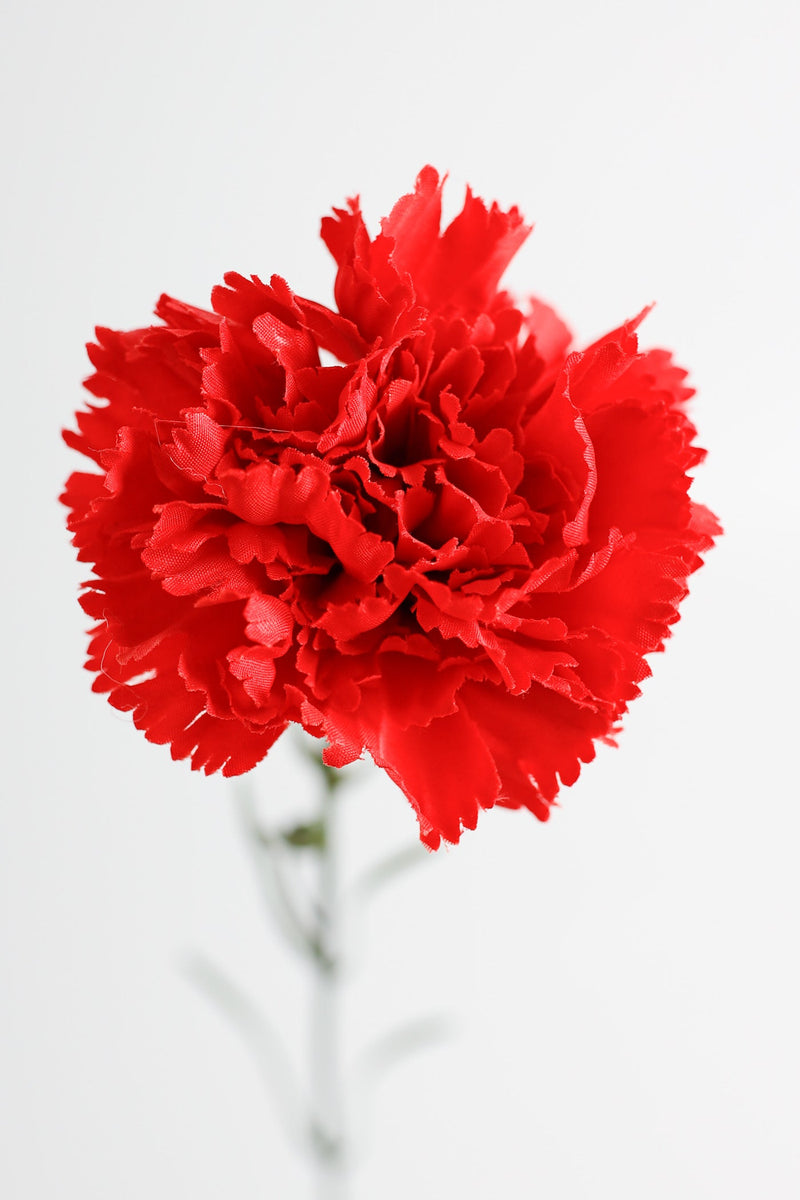 Faux Carnations 19 Inch Artificial Silk Flowers 6 Stems