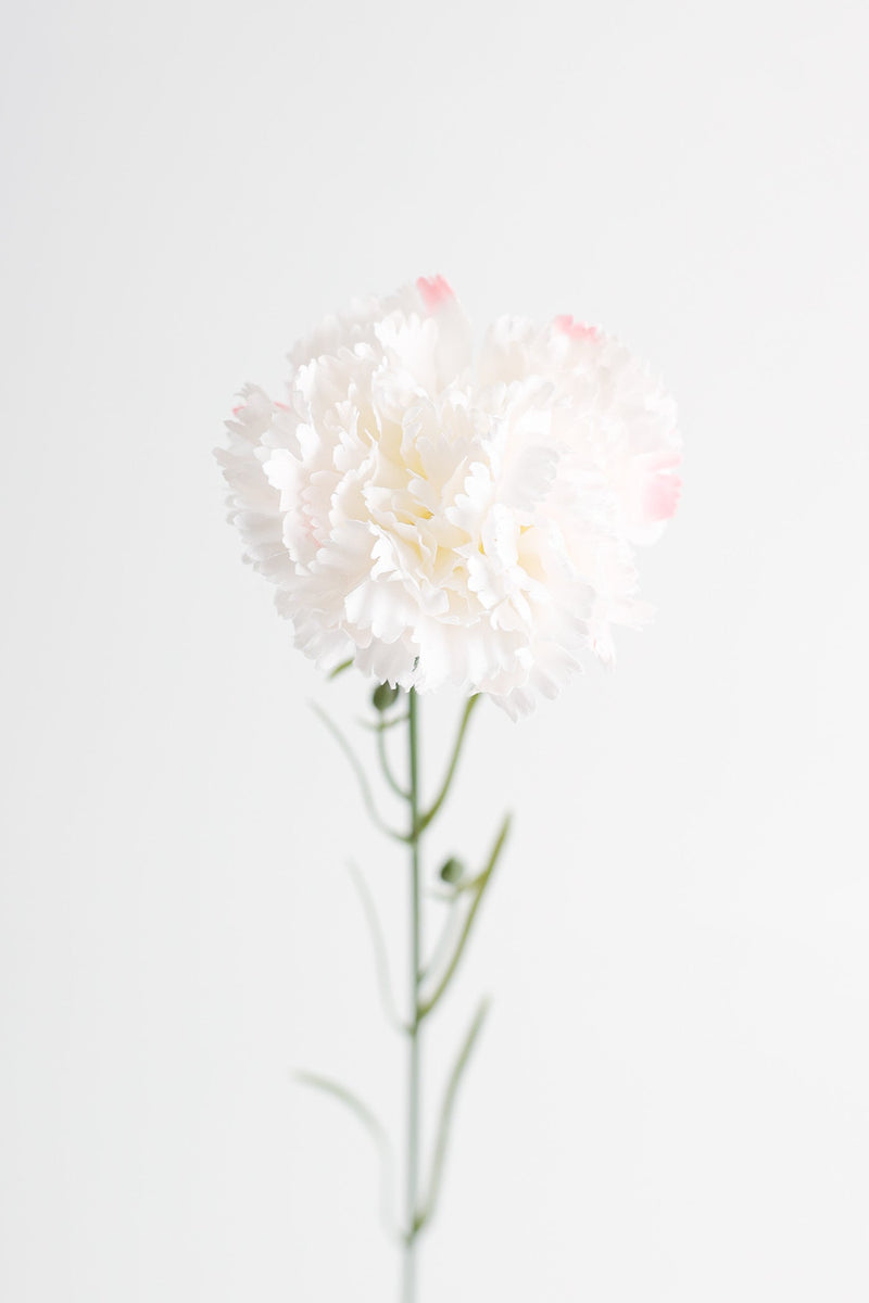 Faux Carnations 19 Inch Artificial Silk Flowers 6 Stems