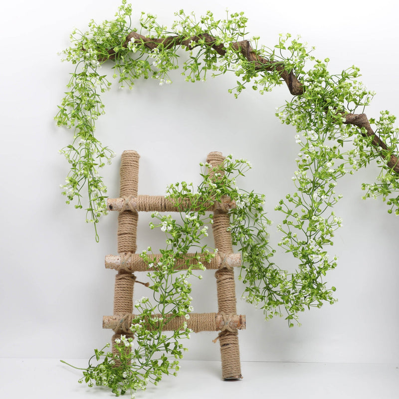 68 Inch White Artificial Baby's Breath Garland Gypsophila Flower Vine Bulk Quantity
