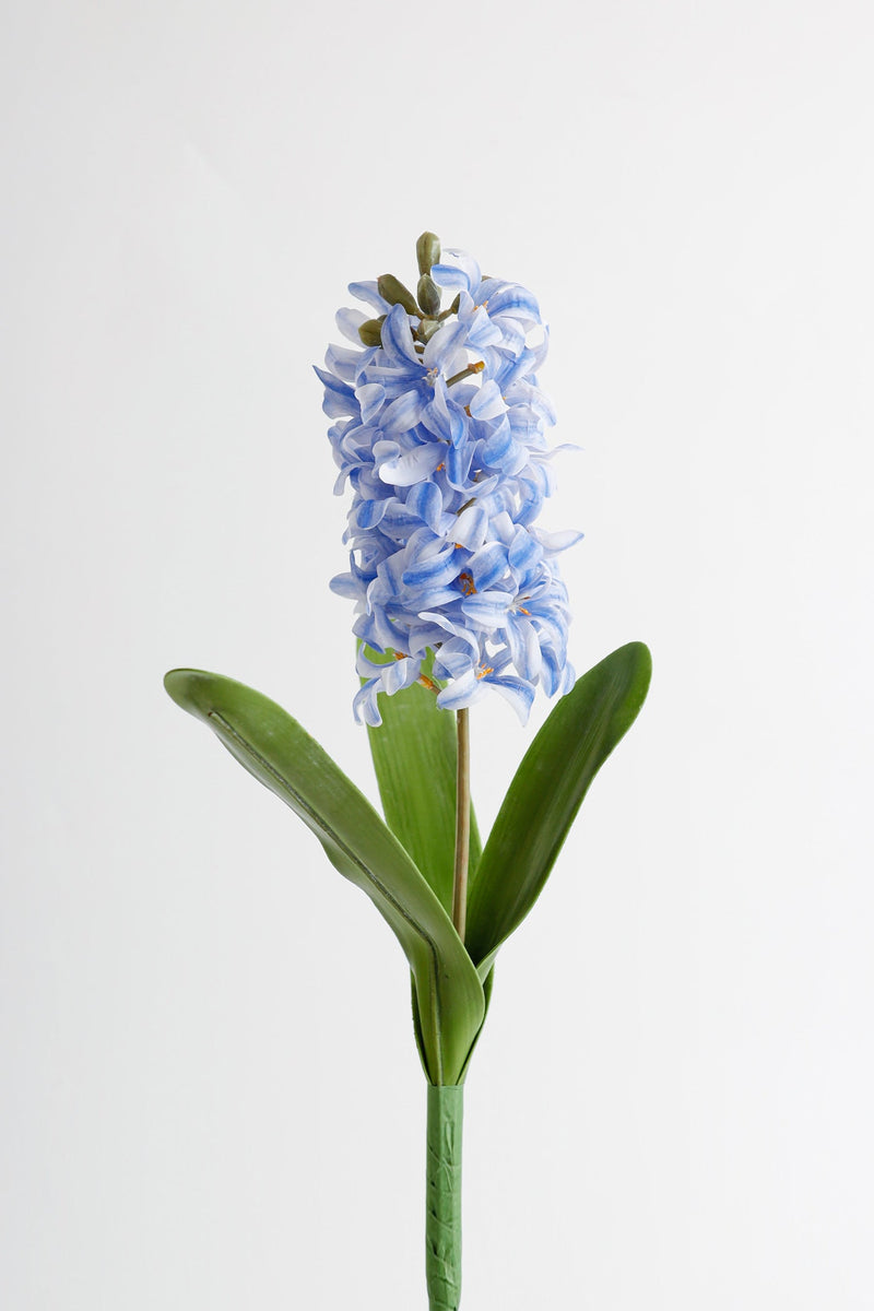 Real Touch Hyacinth Stems Pick 12 Inch Artificial Silk Flower Stem