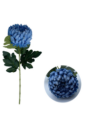 5 Pcs Faux Chrysanthemum Kiku Flower Buds Stems, 14 Colors, 14 Inch Artificial Autumn Flowers for Centerpiece