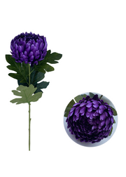 5 Pcs Faux Chrysanthemum Kiku Flower Buds Stems, 14 Colors, 14 Inch Artificial Autumn Flowers for Centerpiece