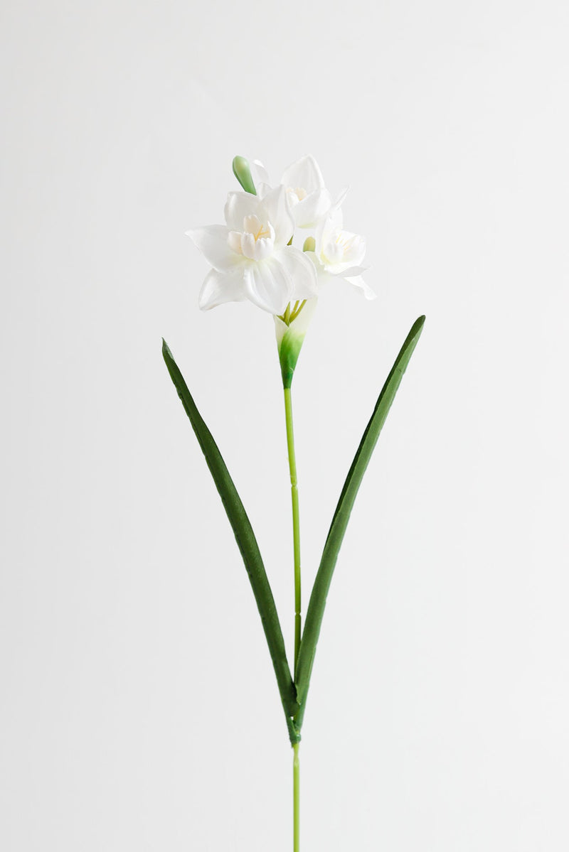17 Inch Artificial Daffodil Flowers 6 Stems Silk Narcissus Floral Arrangement
