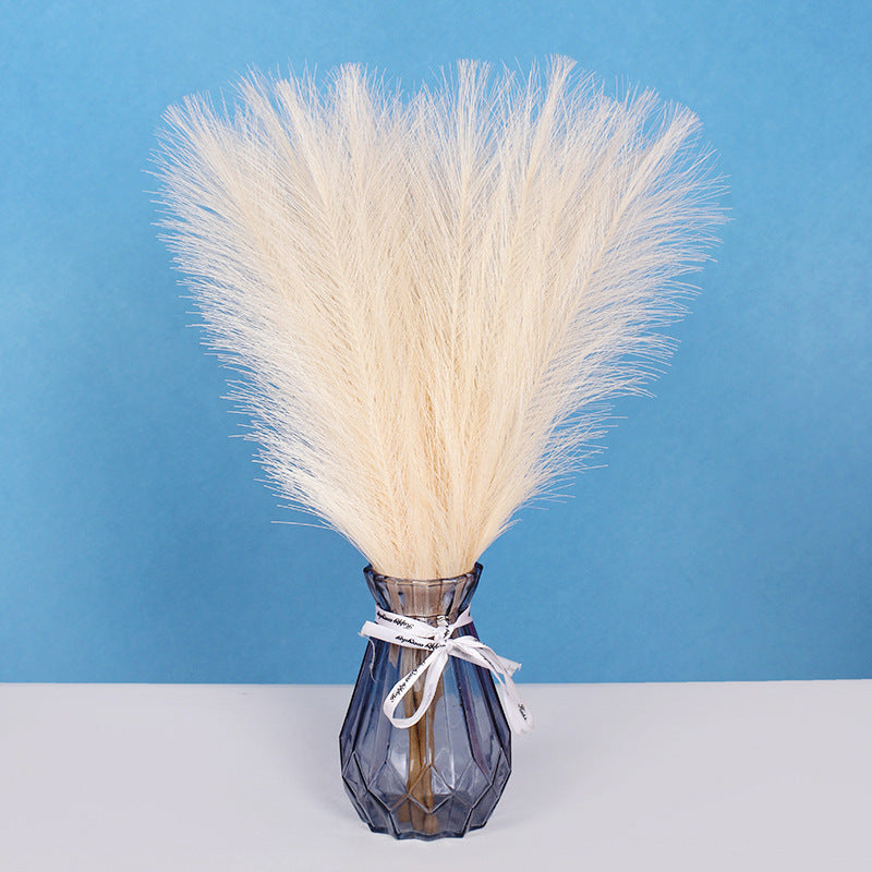 8 Colors Faux Pampas Grass Stems 17 Inch 2 Pcs Bulk Artificial Fall Decor