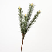 33.46 Inch Artificial Faux Pine Branches with Buds, Bulk Winter Christmas Decor