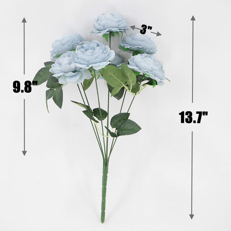 13.7 Inch Mini Ranunculus Bush Artificial Flowers Bulk Quantity