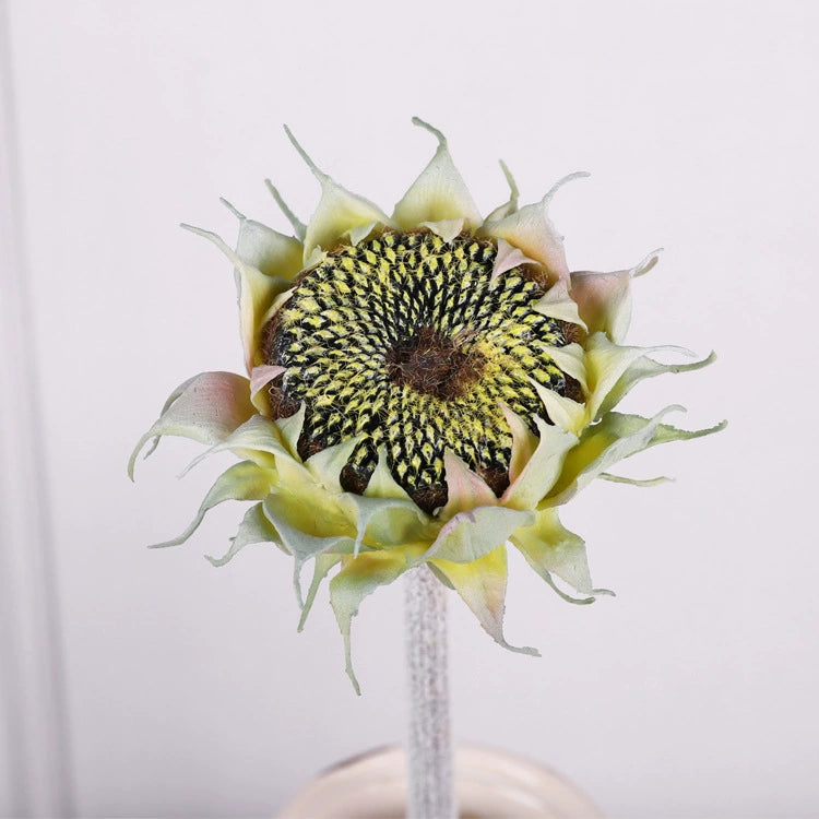 Wedding Floral Backdrop Faux Sunflower Buds Bouquet - 24.41 ” Realistic Silk Decor