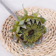 Wedding Floral Backdrop Faux Sunflower Buds Bouquet - 24.41 ” Realistic Silk Decor