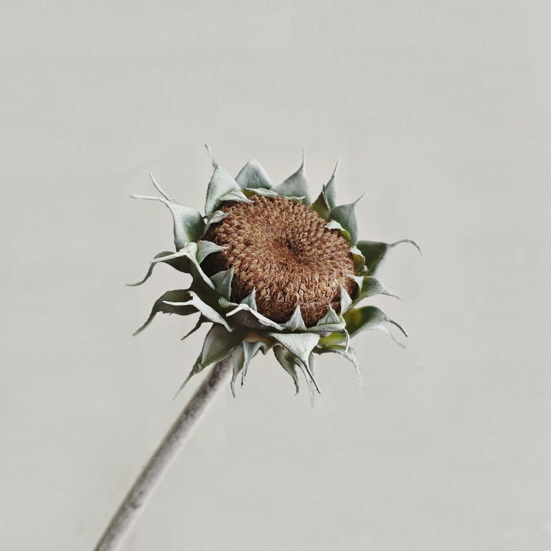 Wedding Floral Backdrop Faux Sunflower Buds Bouquet - 24.41 ” Realistic Silk Decor