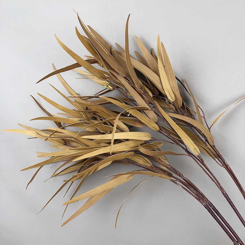 4 Pcs 35 Inch Extra Long Artificial Willow Eucalyptus Stems with Berries for Floor Vase