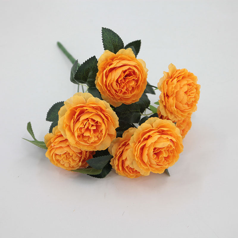 13.7 Inch Mini Ranunculus Bush Artificial Flowers Bulk Quantity