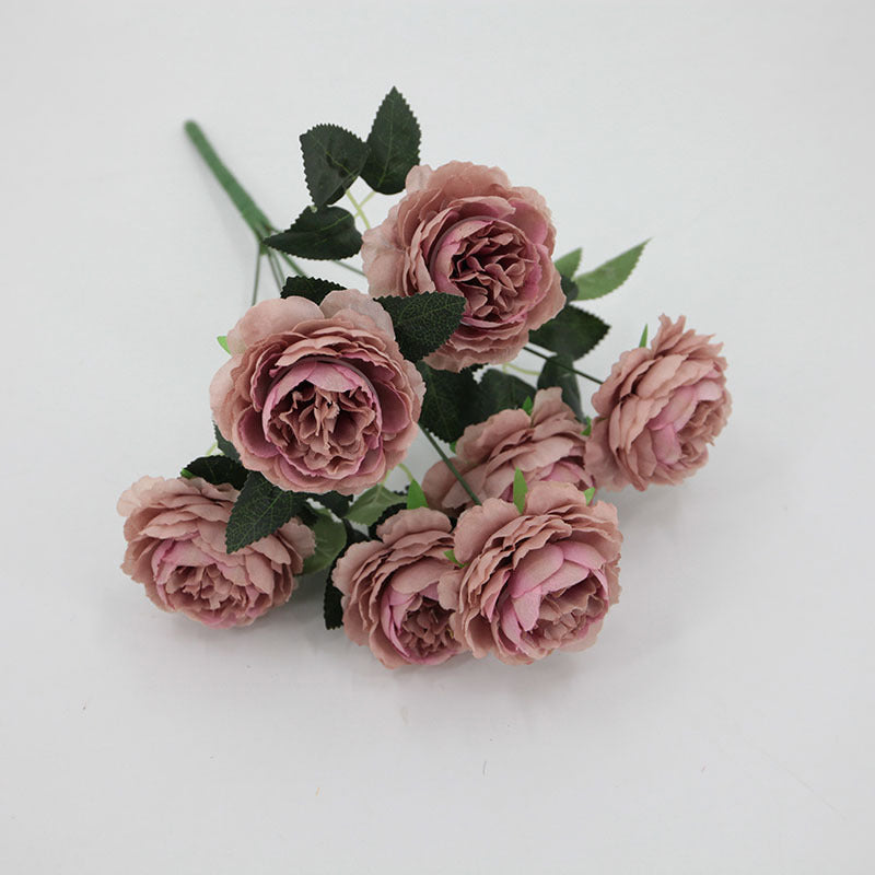 13.7 Inch Mini Ranunculus Bush Artificial Flowers Bulk Quantity
