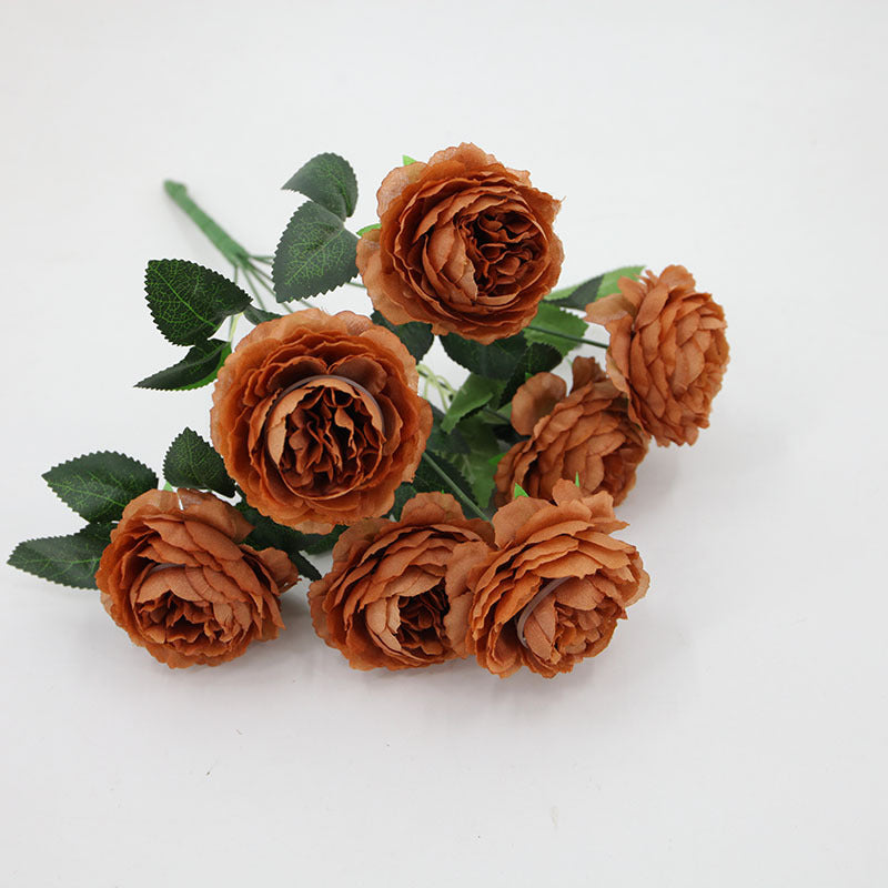 13.7 Inch Mini Ranunculus Bush Artificial Flowers Bulk Quantity
